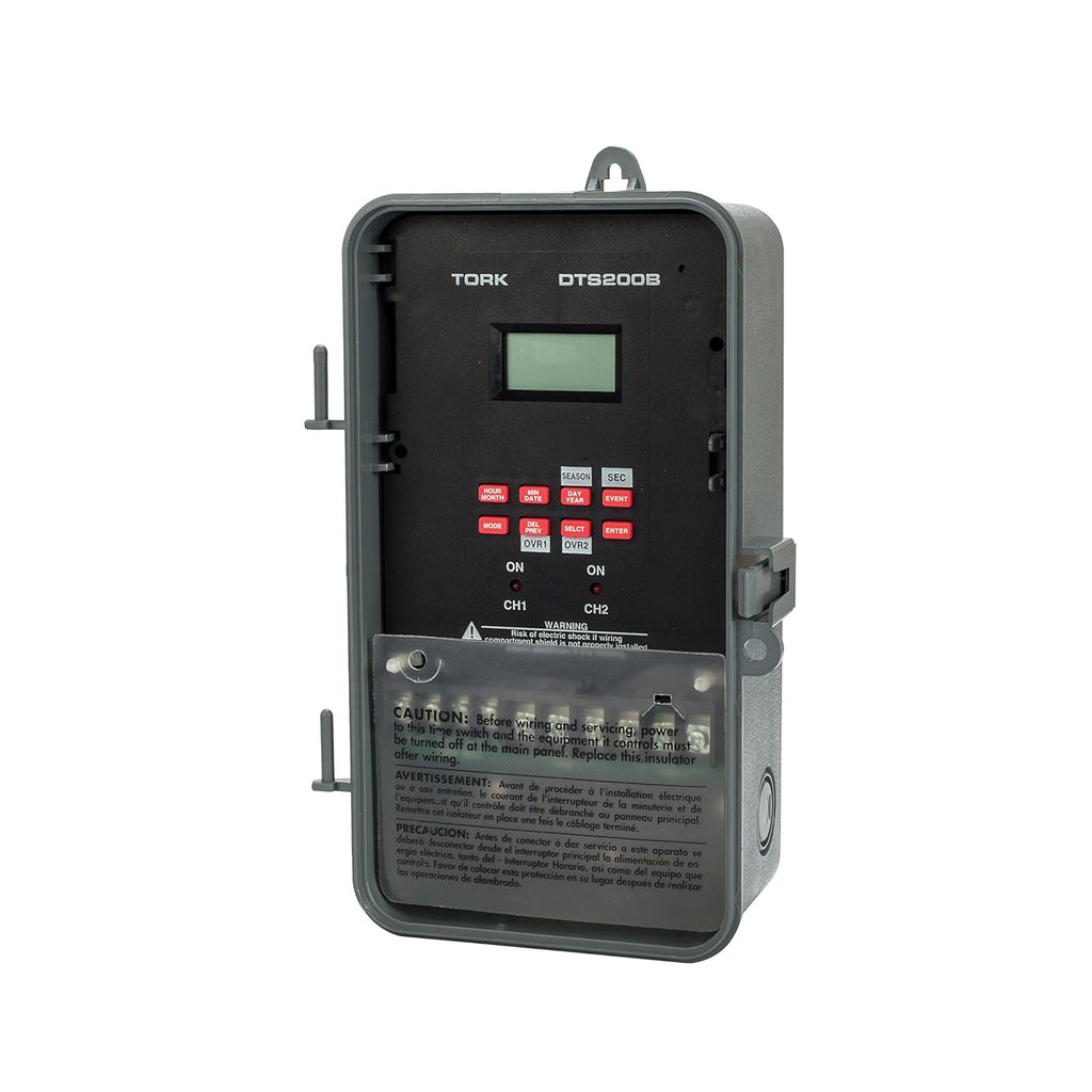 Multipurpose 365/7 Day Time Switch, 120/208-240/277 VAC, 2 Channels, SPDT Dry Contact T5153