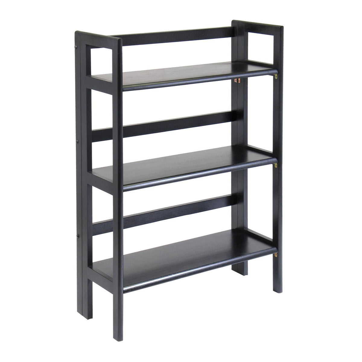 3-Pc Folding Bookcase with Fabric Basket M359