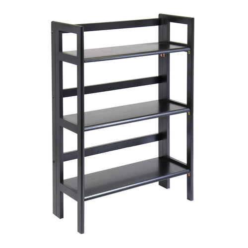 3-Pc Folding Bookcase with Fabric Basket M359