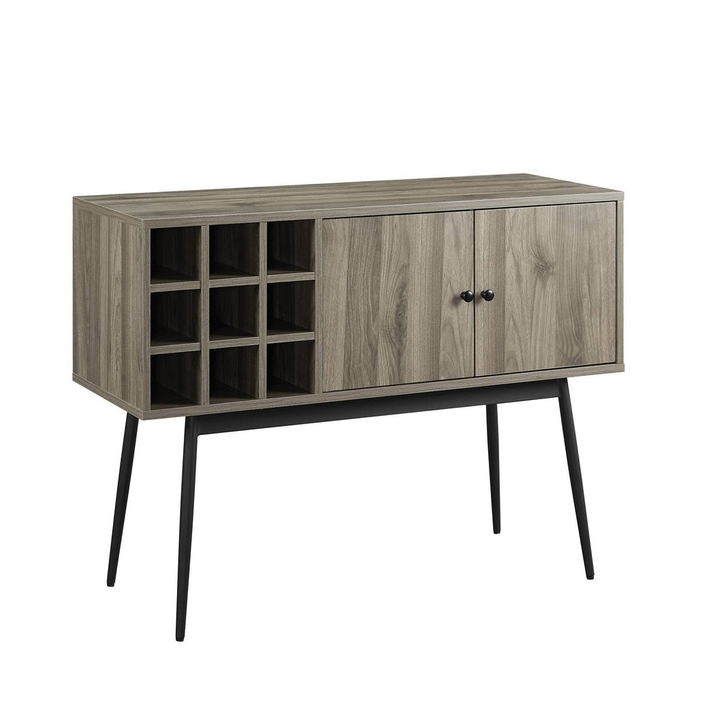 Slate Gray Bar Cabinet W61815