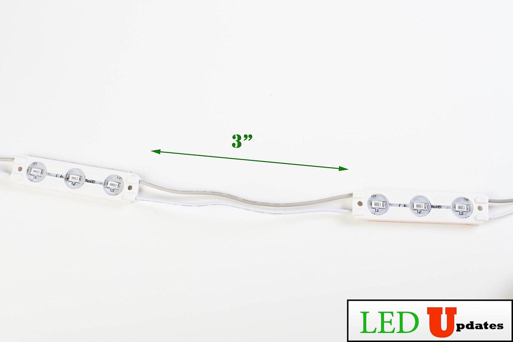 60ft Blue 5630 Injection LED Module with UL 12V AC Power Package P121