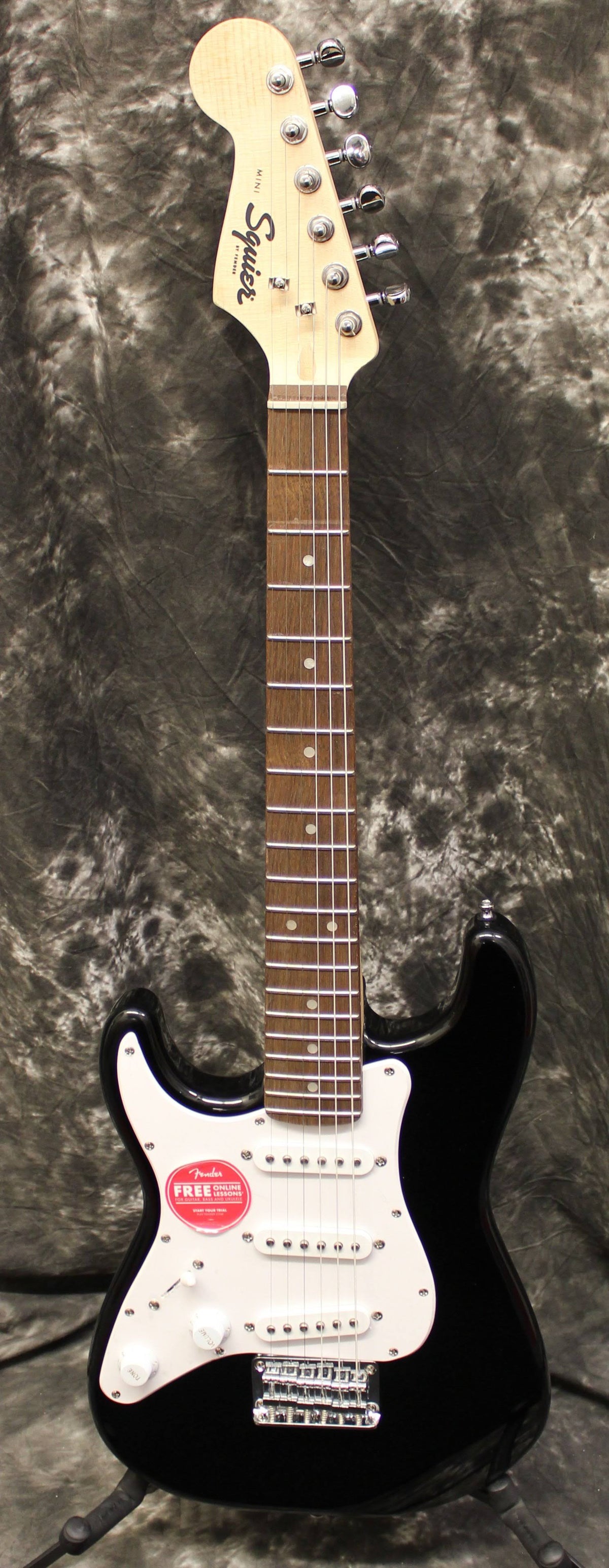 Left Handed Black Electric Guitar O2406