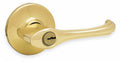 Polished Brass Lever Lockset U9269