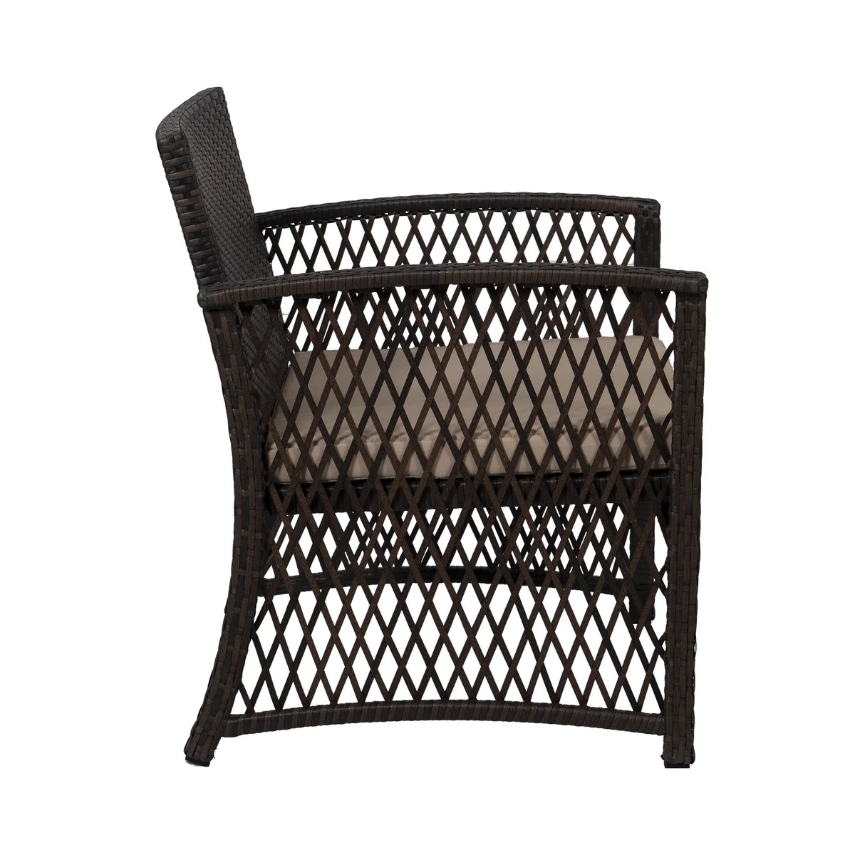 3 Piece Wicker PE Rattan Patio Bistro Set A5749