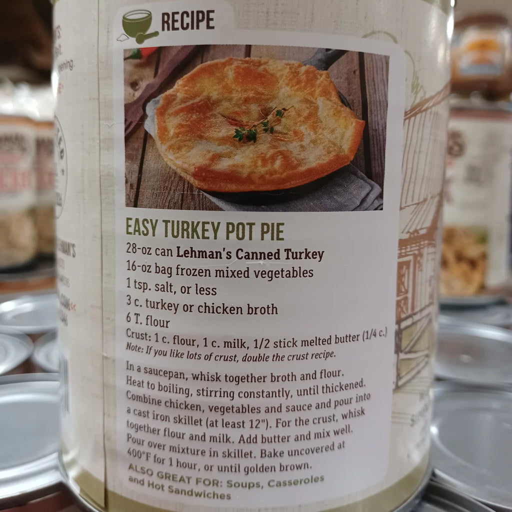 28 Oz Canned Turkey Meat P4157