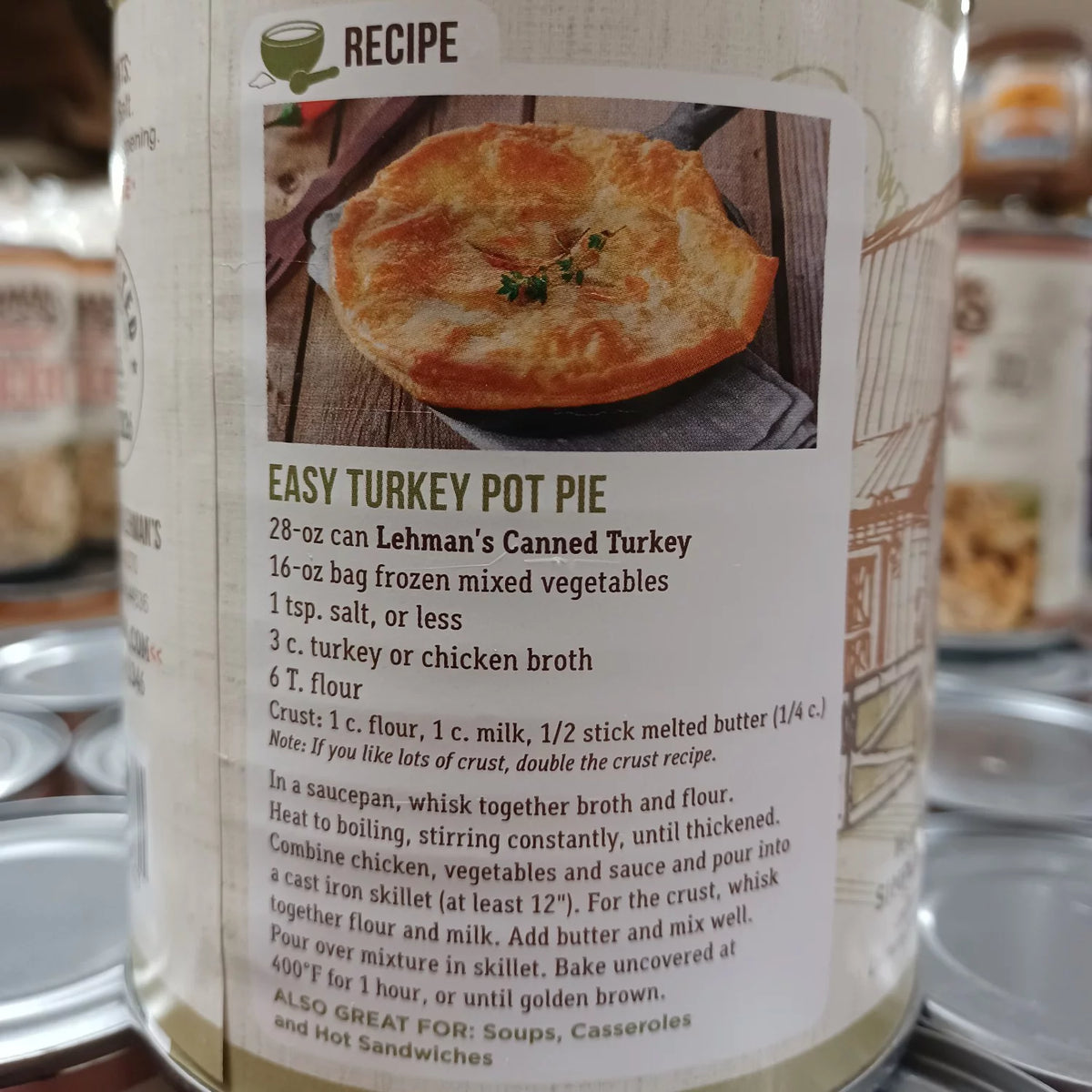 28 Oz Canned Turkey Meat P4157