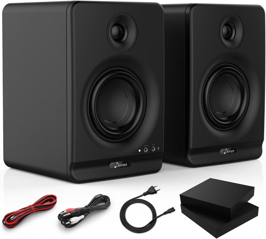 4 Near Field Studio Monitors with Bluetooth, 2-Pack Q155515