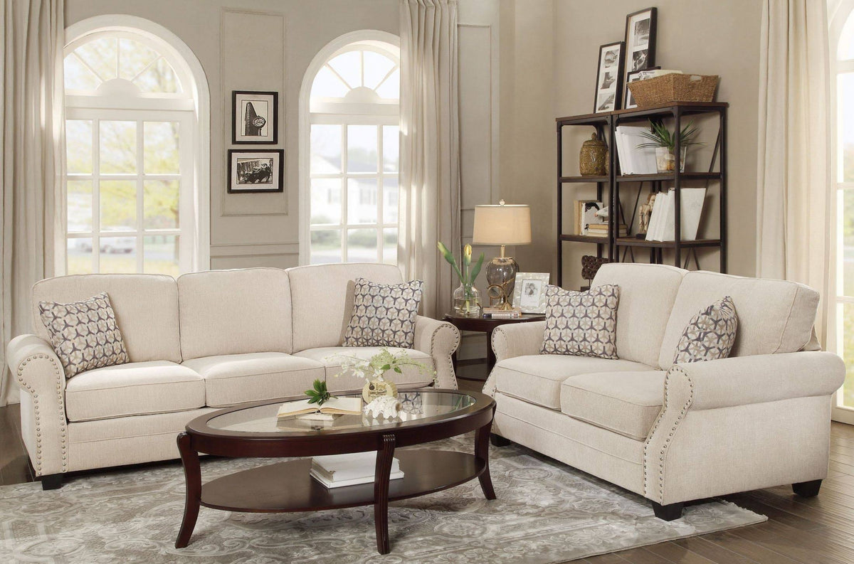 Natural Tone Loveseat O4174