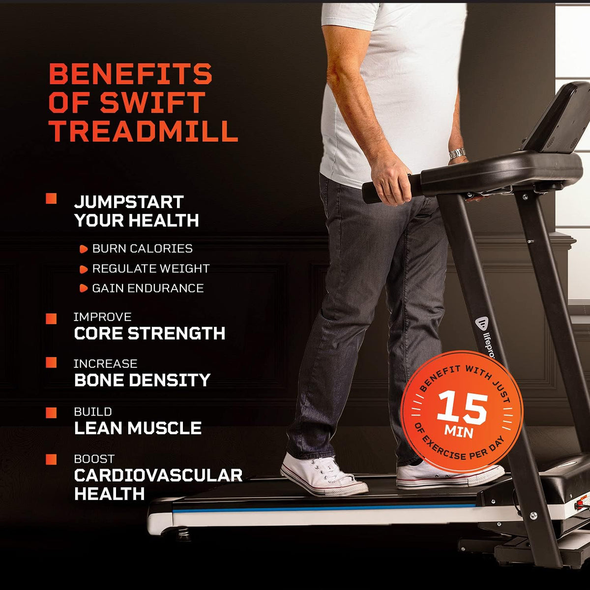 Foldable Electric Treadmill H881000