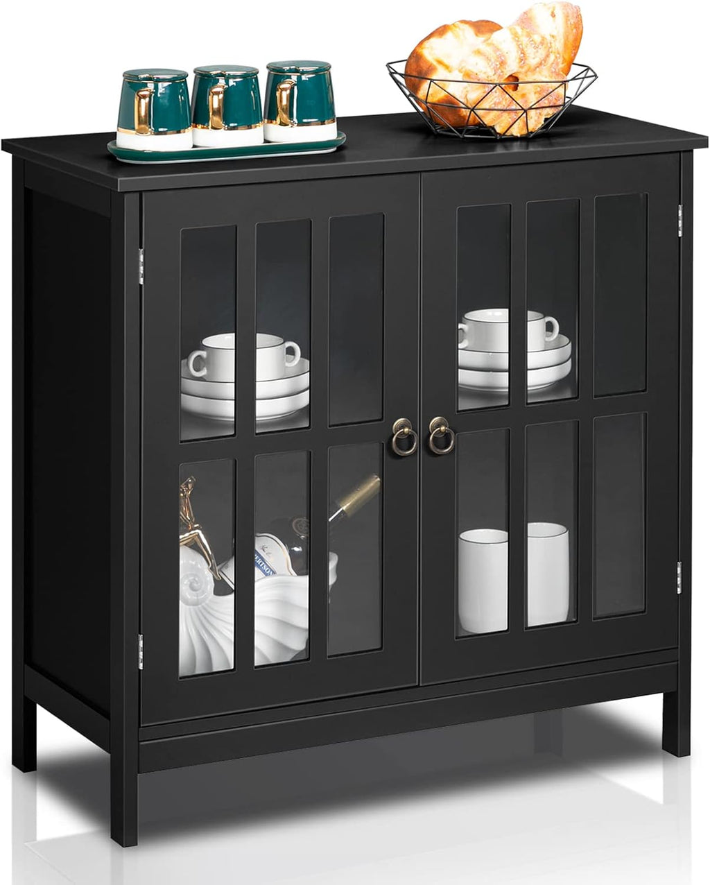 White Buffet Cabinet with Storage U39106