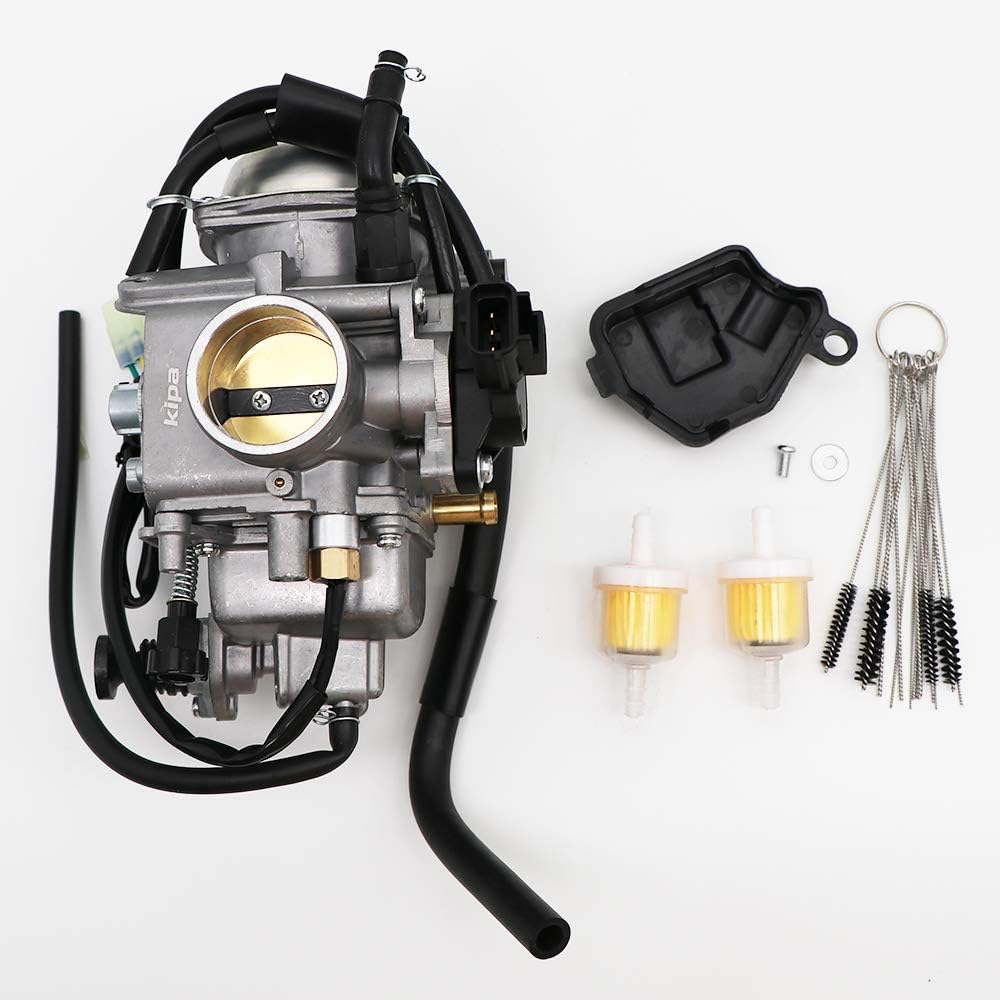 Carburetor with Carbon Dirt Jet Cleaner Tool Kit & Fuel Filters B7138