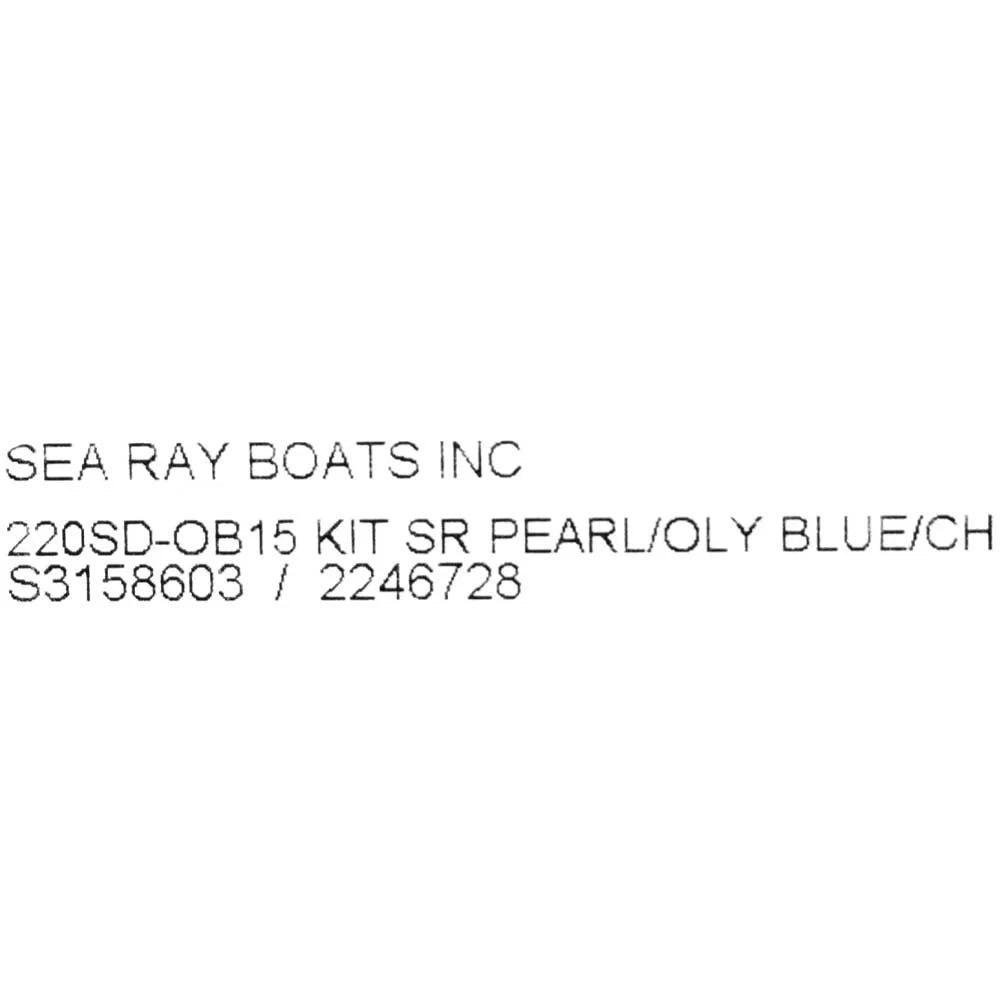 Boat Graphic Decal Kit (3 PC) U70760