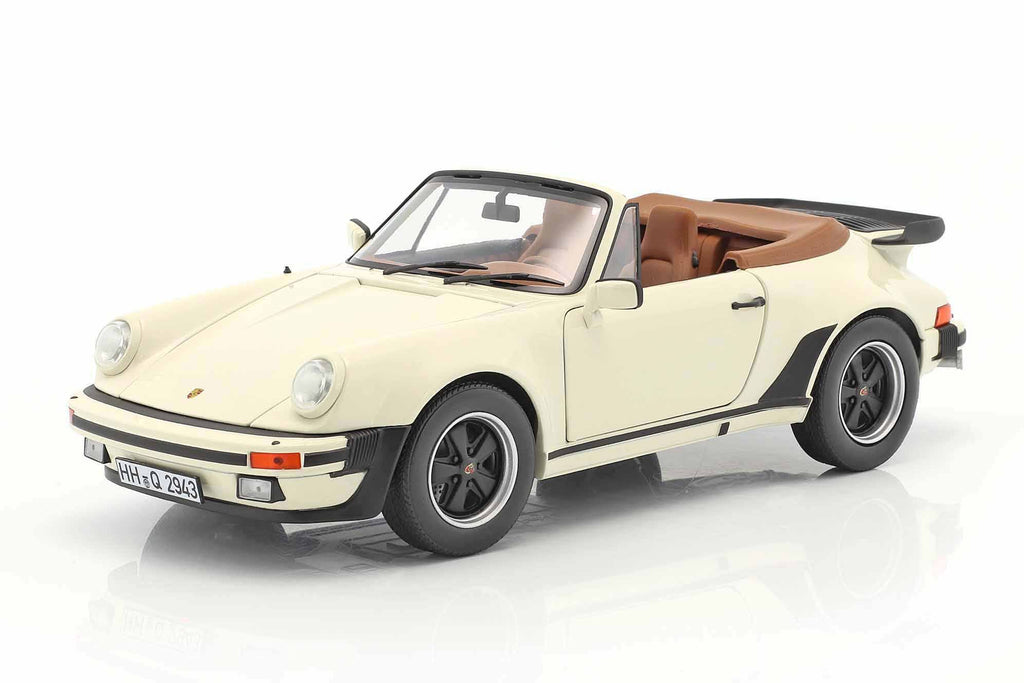1987 Porsche 911 Turbo Cabriolet Ivory Diecast Model N668949