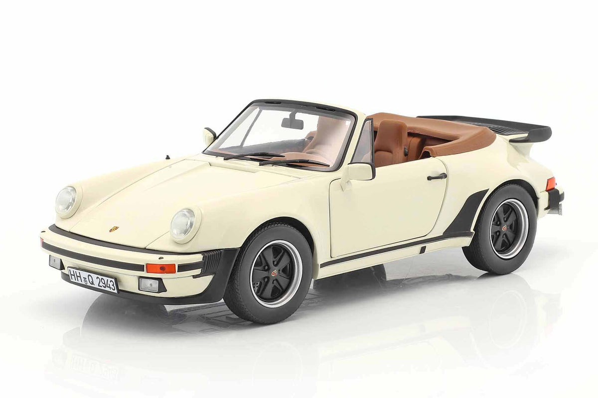 1987 Porsche 911 Turbo Cabriolet Ivory Diecast Model N668949