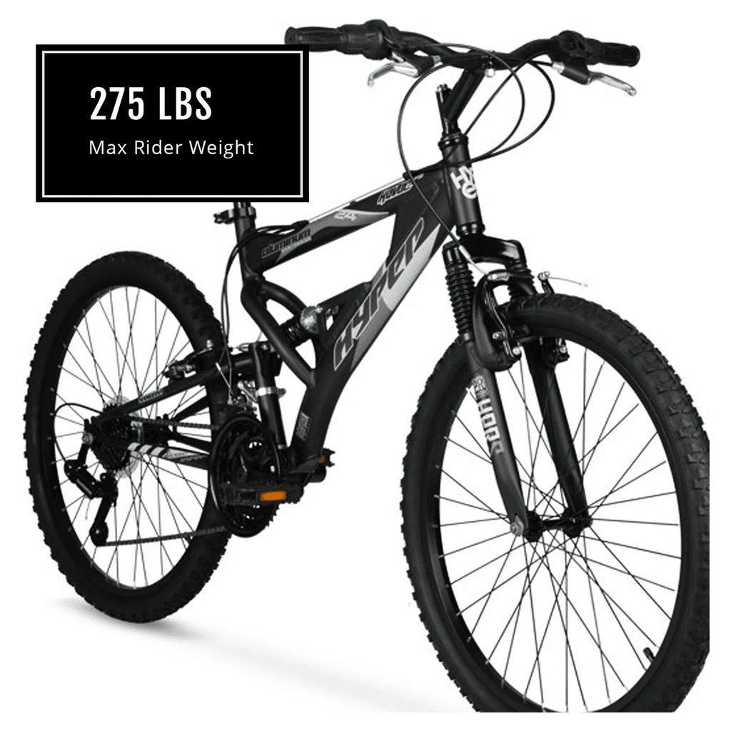 24 Boy's Black Mountain Bike C25875