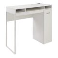47" Wide White Desk with Storage A94754