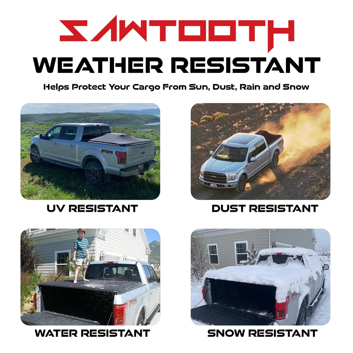 Sawtooth Expandable Tonneau Cover Q5814