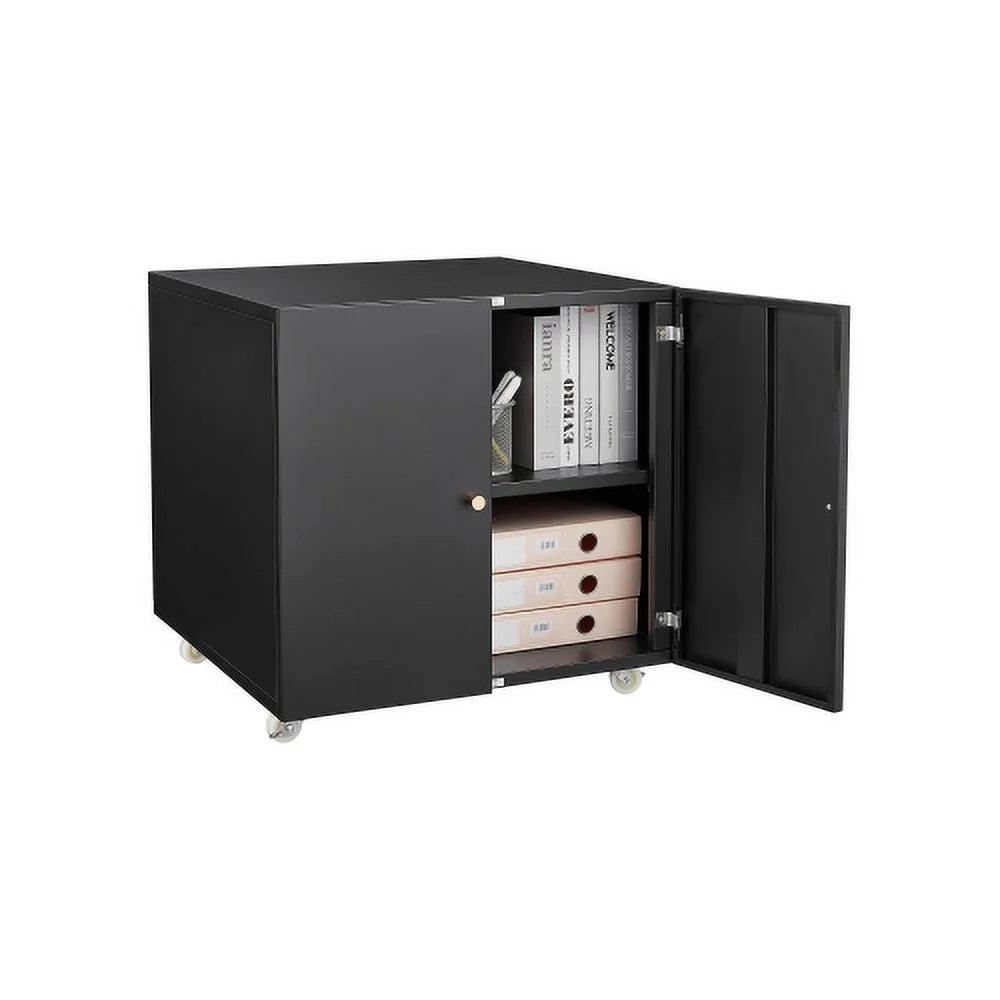 White 2 Door Steel Copier Cabinet V7489