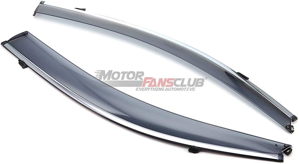 4pcs Smoke Tint PVC Window Visor Rain Guard for Acura MDX 2014-2017 H2375