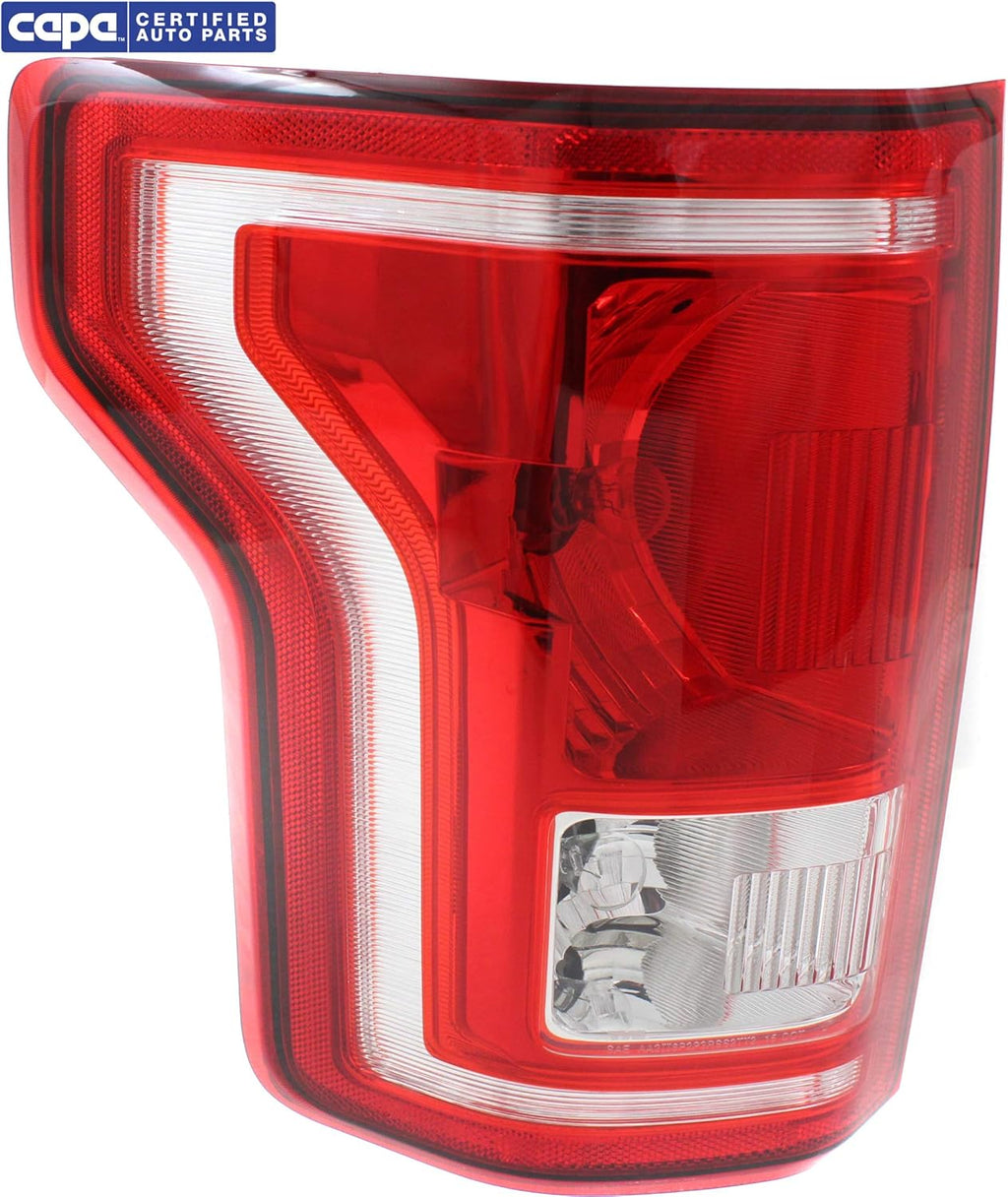 Tail Light Assembly Clear Red Lens Driver Side O643