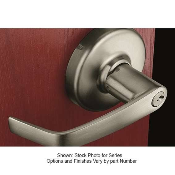 Cylindrical Lock Bright Nickel Plated Clear Coated W5324