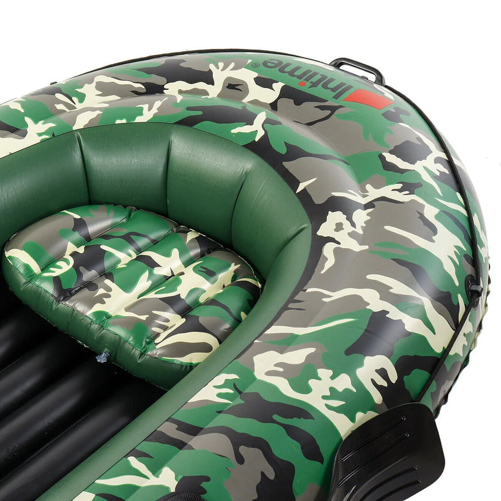 Inflatable 3-Person PVC Fishing Boat with Paddle M132