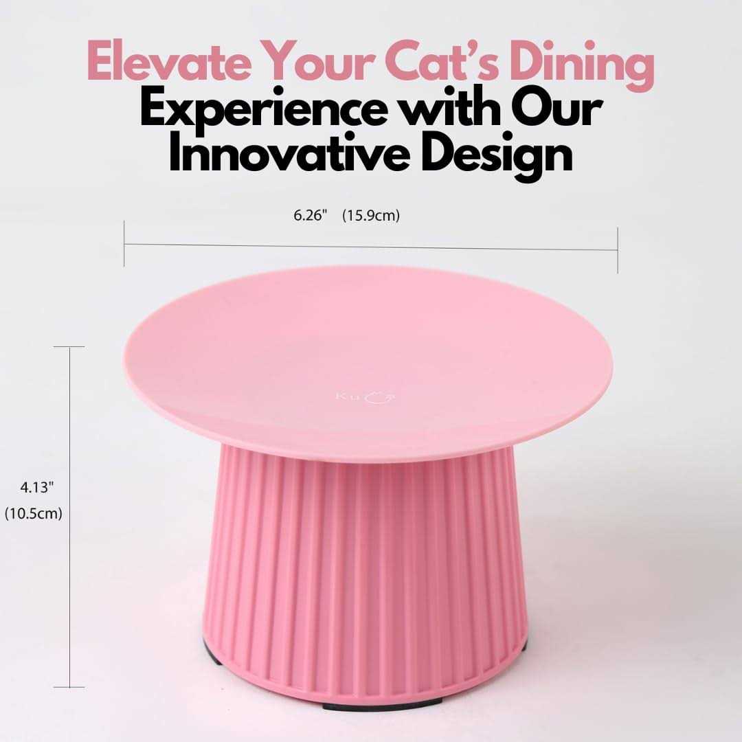 Elevated Cat Food and Water Bowl Set P348728