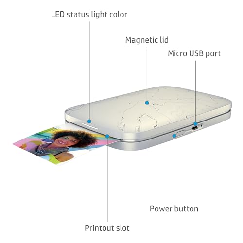 Portable 2x3 Instant Photo Printer D876635