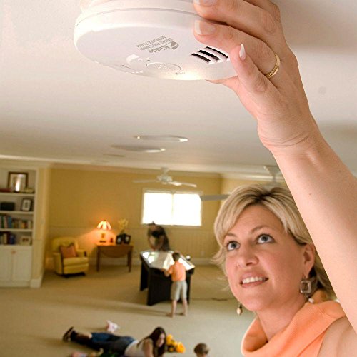 Battery Powered Combination Smoke and Carbon Monoxide Detector with Voice Alert Z660