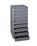 Gray Welded Steel Cabinet 9 Drawers O149