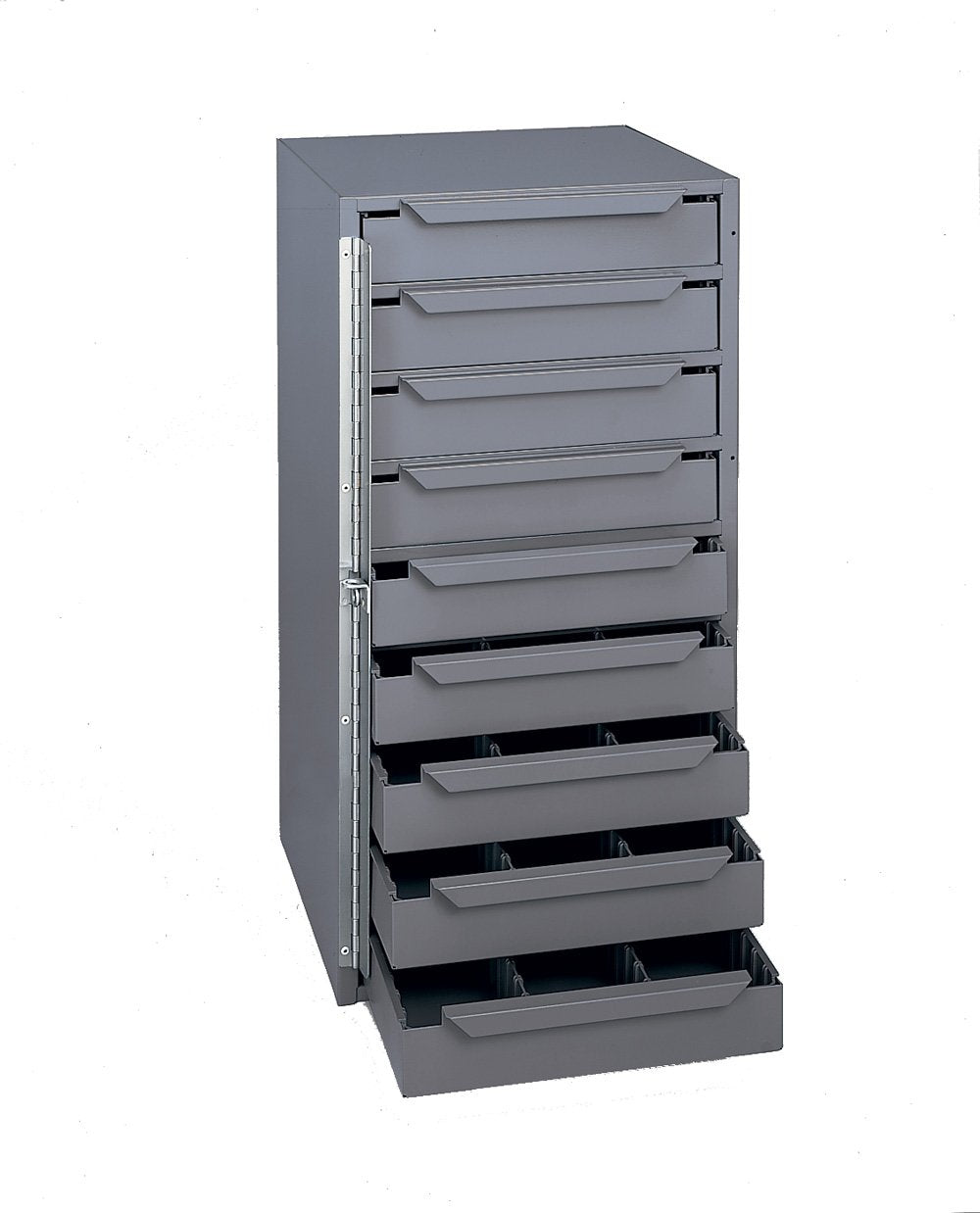 Gray Welded Steel Cabinet 9 Drawers O149