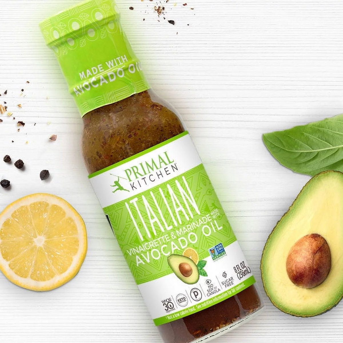 Italian Dressing & Marinade with Avocado Oil, 8 fl oz M4784