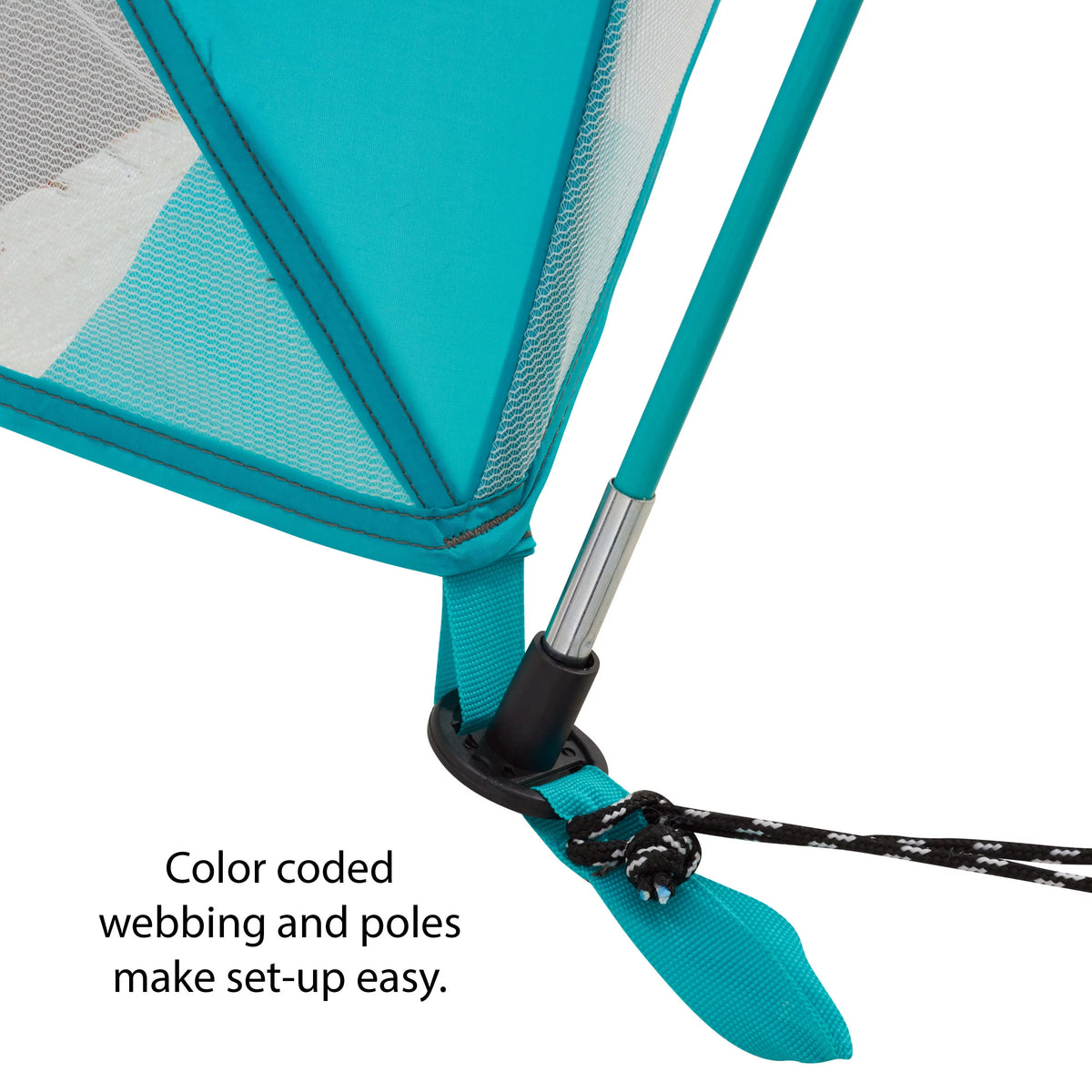 Sun Shelter Beach Tent, 8' x 6' with UV Protectant Coating D4643