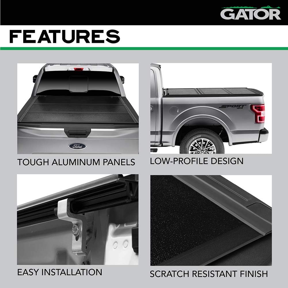 Hard Tri-Fold Truck Bed Tonneau Cover for Toyota Tundra 5' 7" Bed O4412