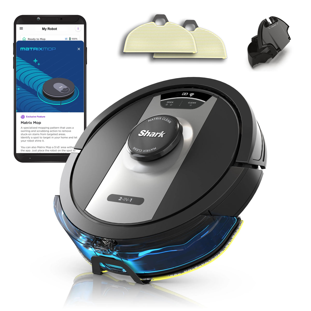 2-in-1 Robot Vacuum & Mop R789043