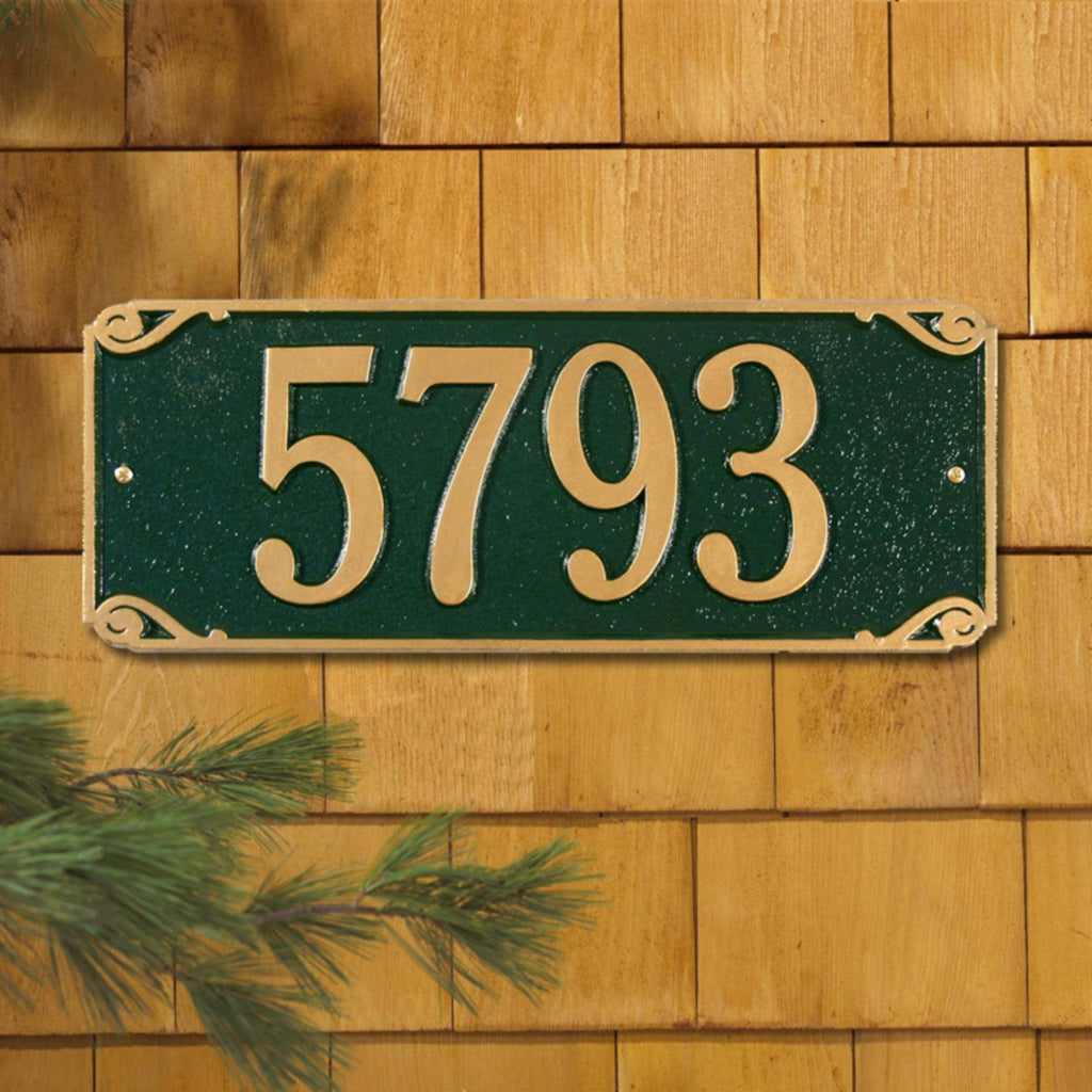 Red/Gold Letters Wall Plaque A3914