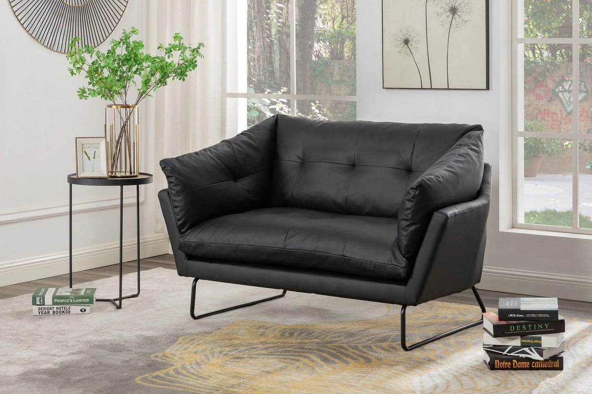 Vegan Leather Loveseat Z322833