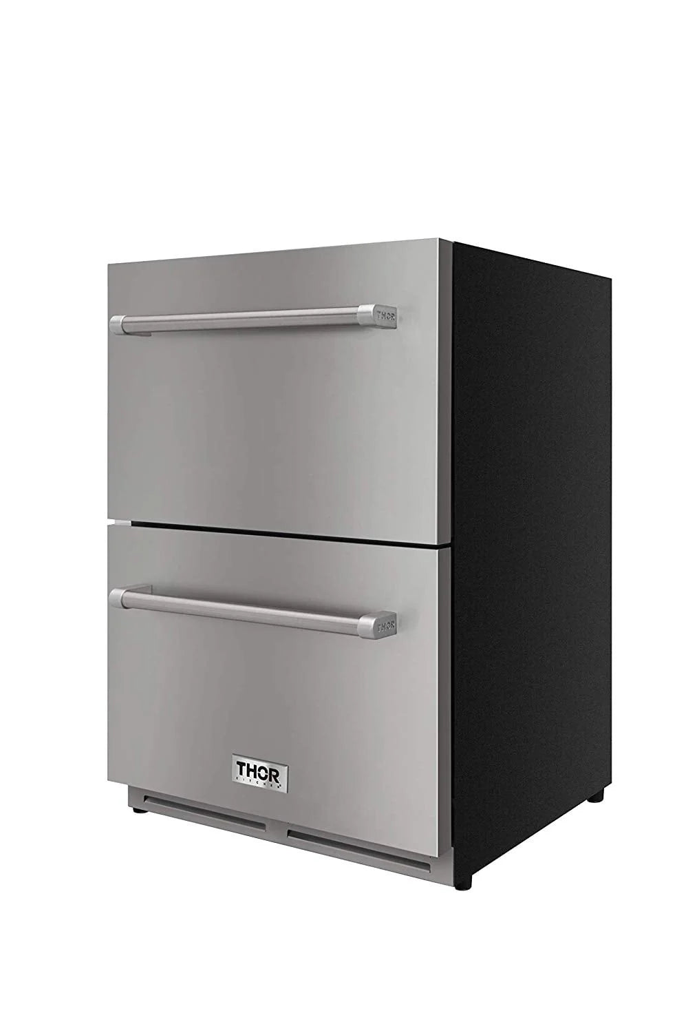 24 Double Drawer Under-Counter Refrigerator Stainless Steel 5.3 cu.ft K489