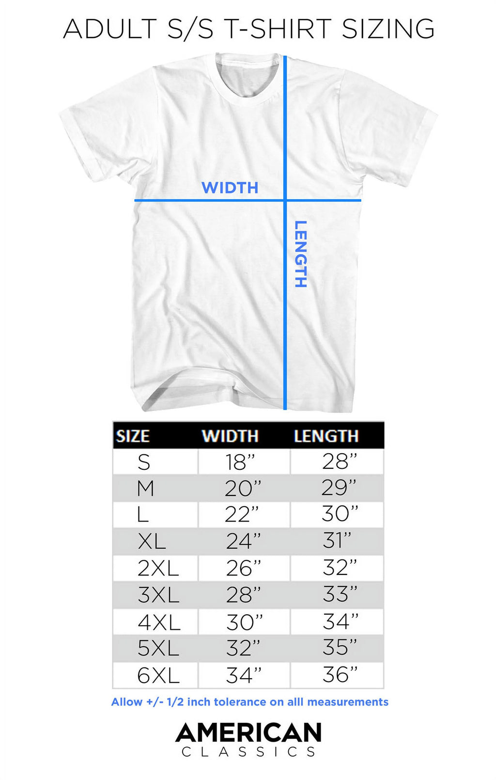 Adult T-Shirt 6X N9228