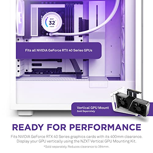 Black ATX Mid Tower PC Gaming Case with Tempered Glass Side Panel I94760