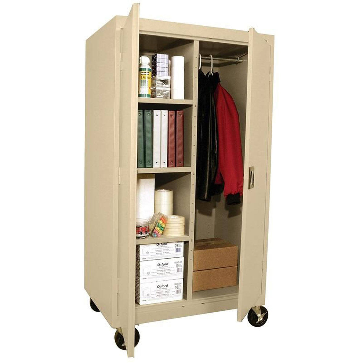 Mobile Combination Storage Cabinet 36 x 24 x 66 in M537