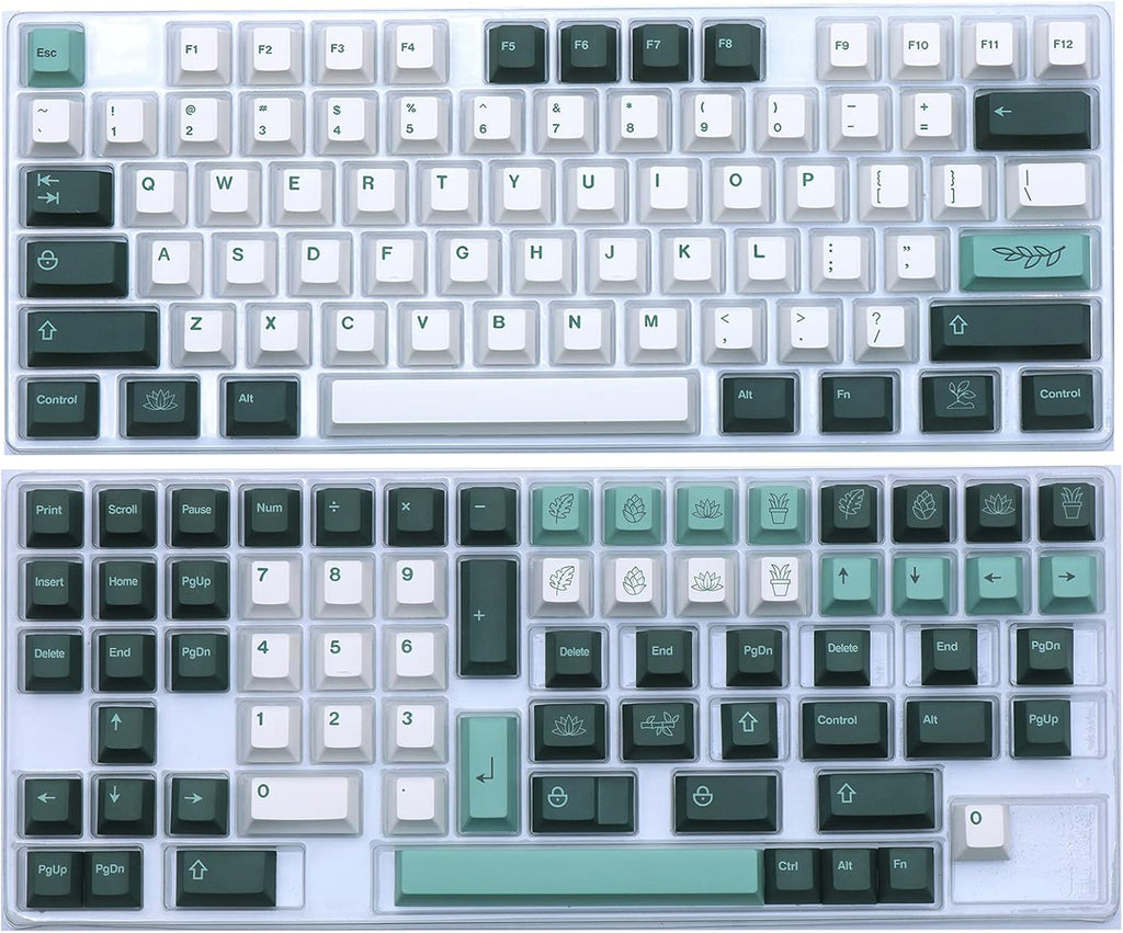 Botanical Cherry Profile PBT Dye-Sublimated Keycaps F297