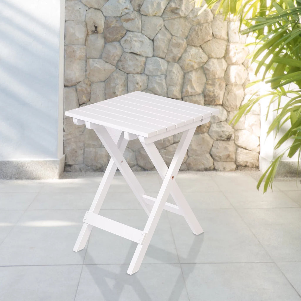 Folding Wooden Square Side Table I282023