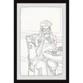 45x22 x 30x22 in Framed Giclee Black Z601221