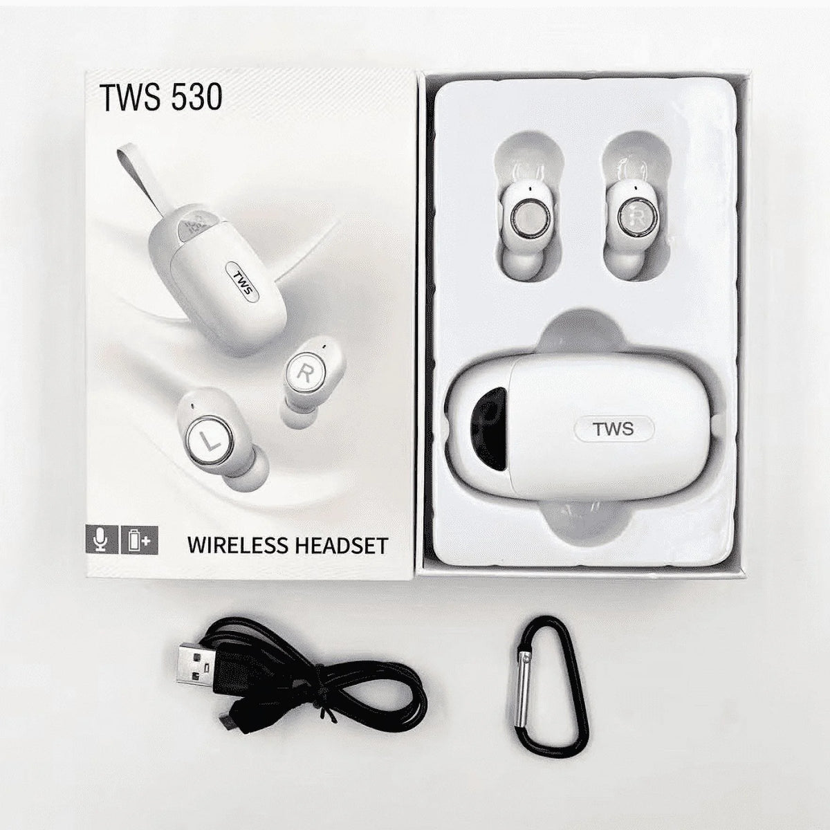 Wireless Bluetooth in-Ear Headphones with Charging Case Y5091