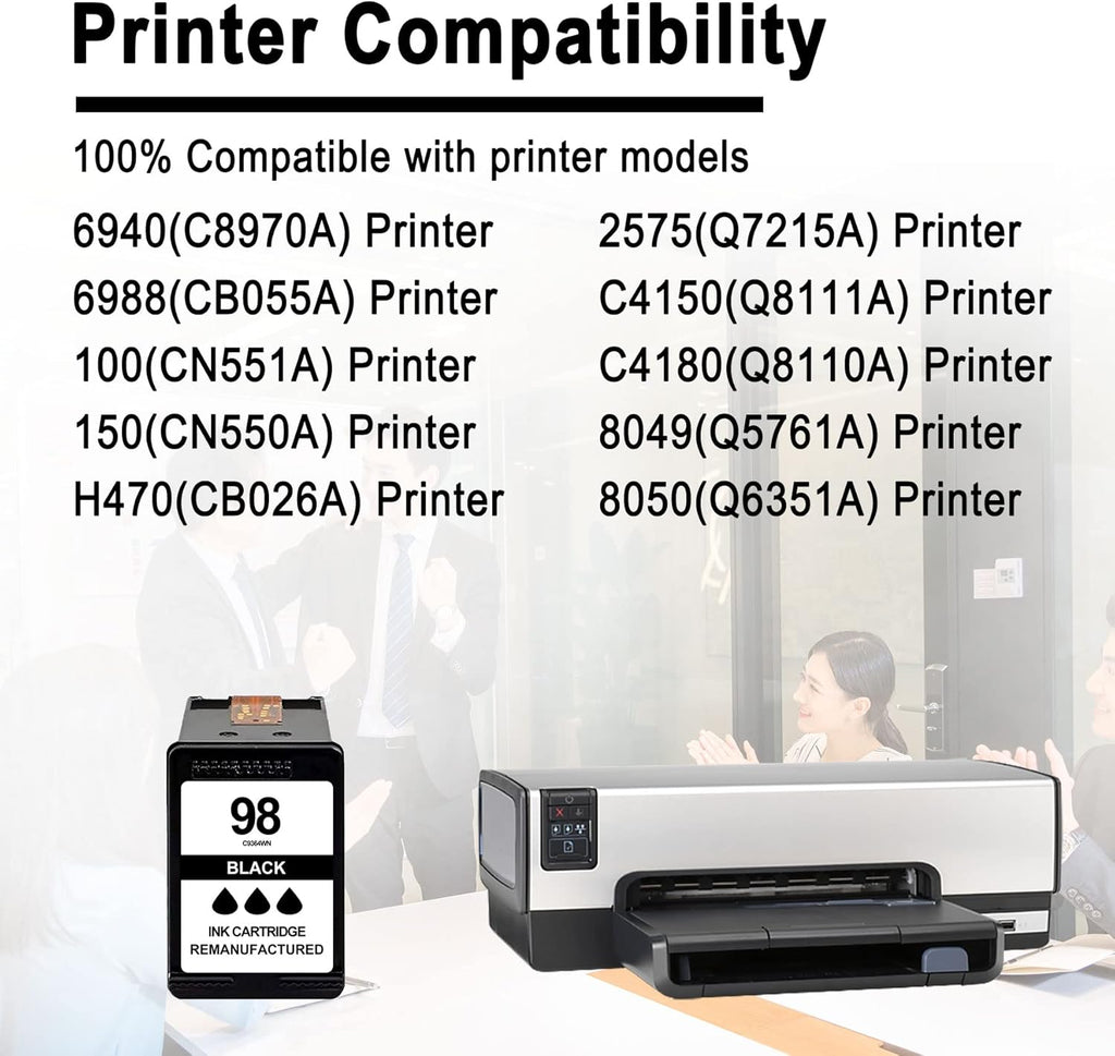 Black 2-Pack Remanufactured Ink Cartridge C556