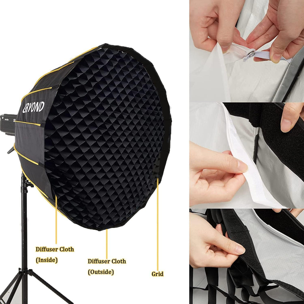 35inch/90cm Parabolic Softbox with Bowens Mount C887283