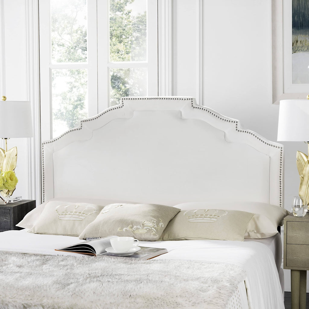 White Queen Headboard S443