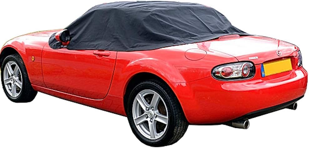 Custom-fit Soft Top Roof Protector Half Cover (Black) Z272421