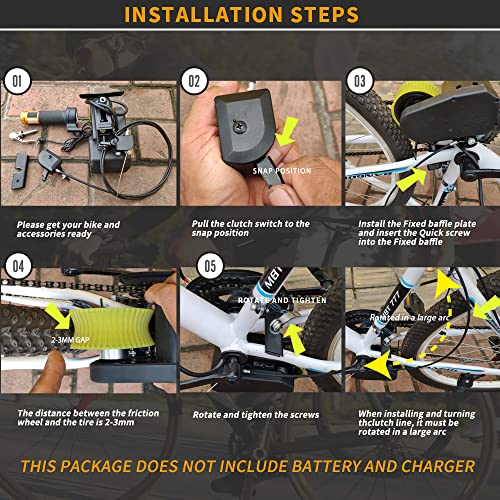 250W Brushless Motor Electric Bike Conversion Kit U73657